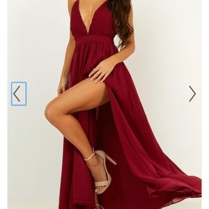 Showpo (6) “Shes A Delight Maxi Dress In Wine”
